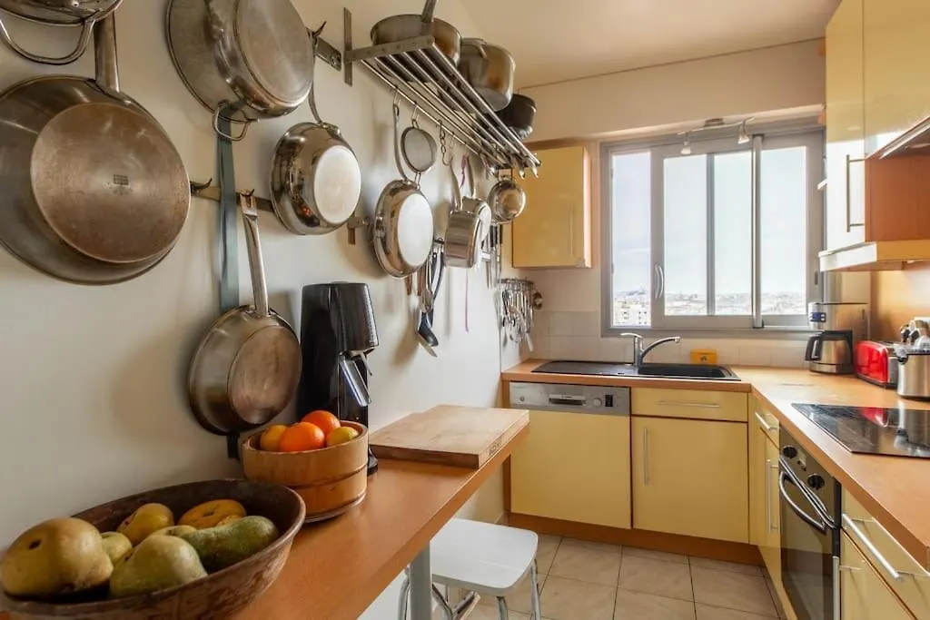Lägenhet Diderot - Bel Appartement Avec Vue Panoramique Sur Paris