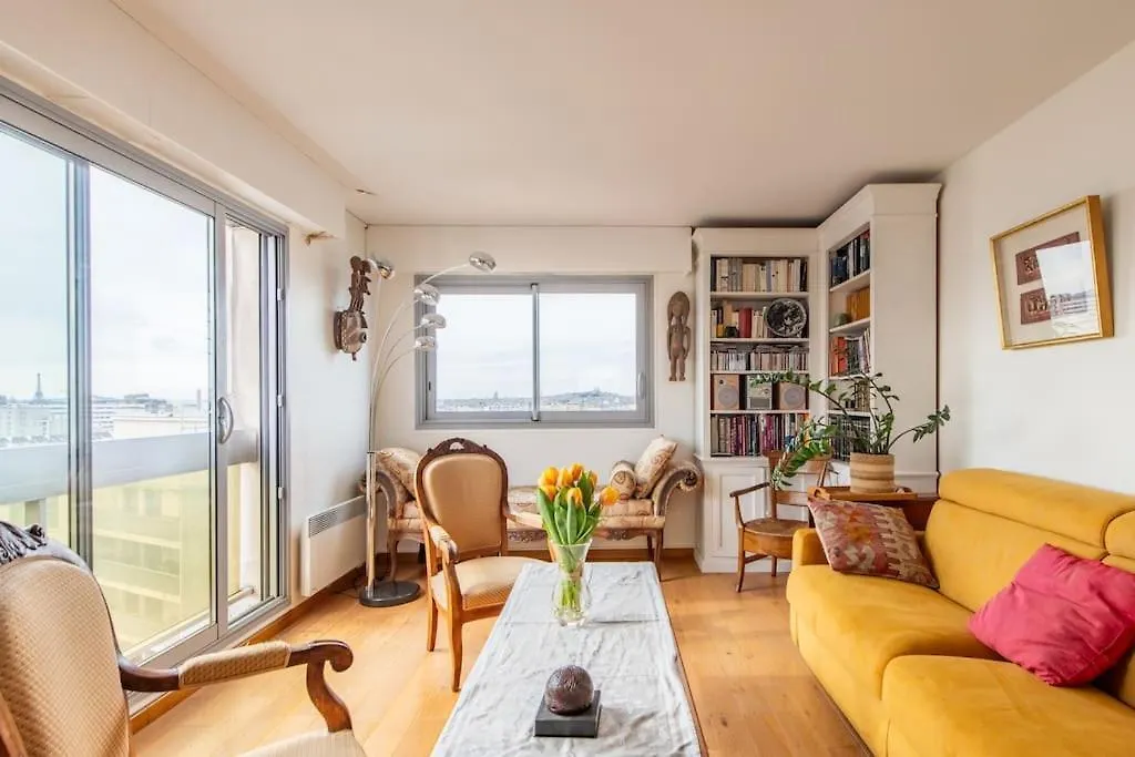 Diderot - Bel Appartement Avec Vue Panoramique Sur Párizs