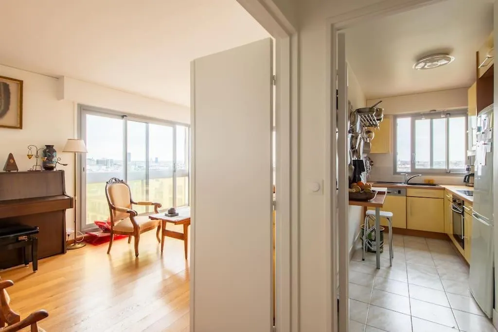 Apartman Diderot - Bel Appartement Avec Vue Panoramique Sur Párizs