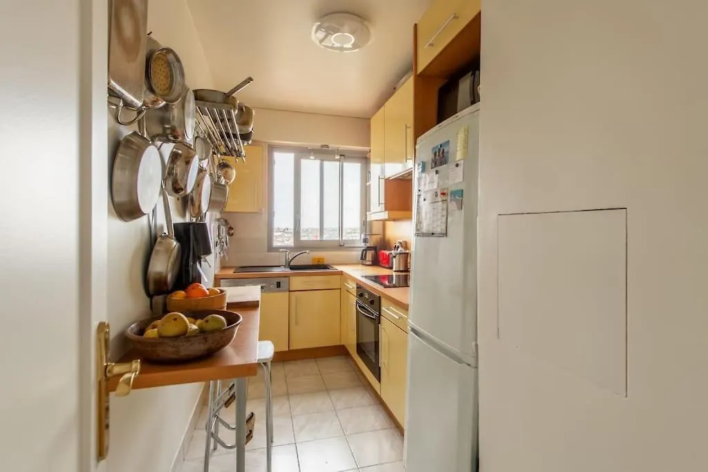 Diderot - Bel Appartement Avec Vue Panoramique Sur Párizs Franciaország